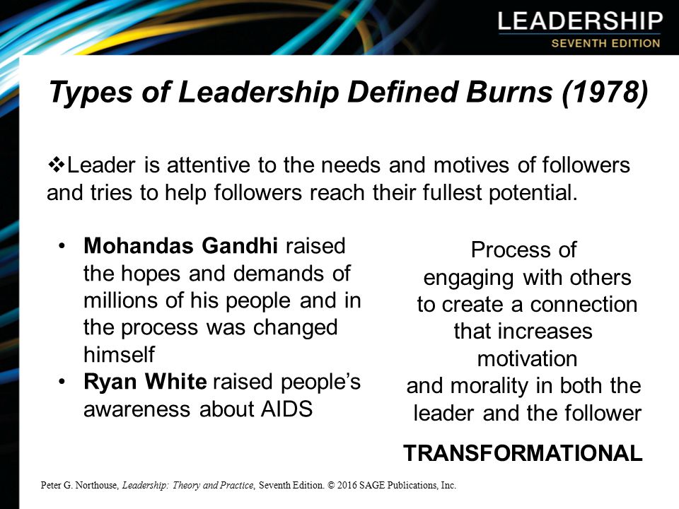 Leadership by burns
